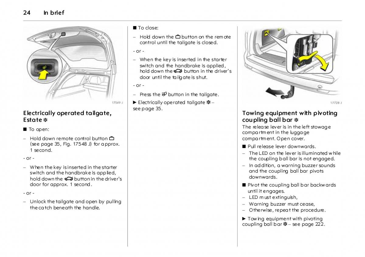 Opel Vectra Vauxhall III 3 owners manual / page 29