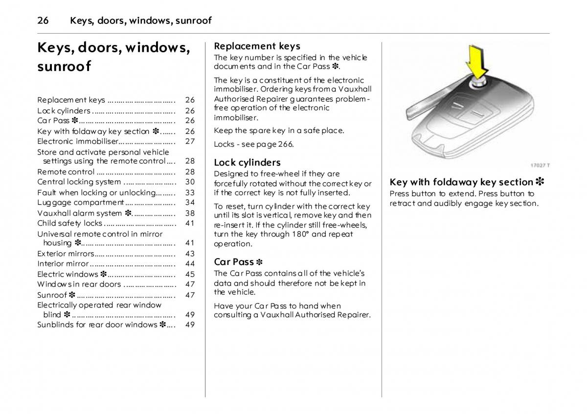 Opel Vectra Vauxhall III 3 owners manual / page 31