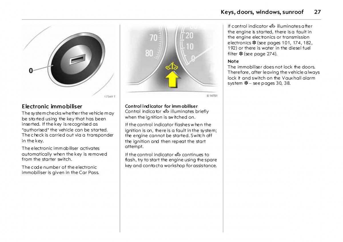 Opel Vectra Vauxhall III 3 owners manual / page 32