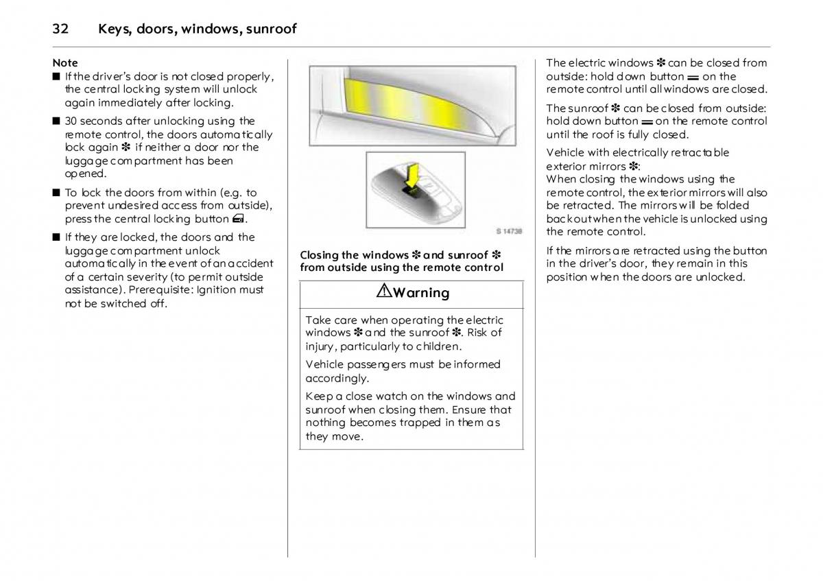 Opel Vectra Vauxhall III 3 owners manual / page 37