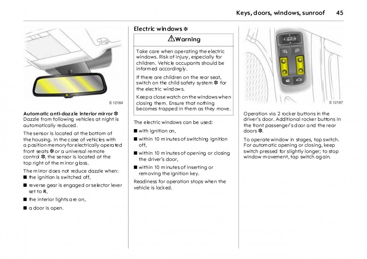 Opel Vectra Vauxhall III 3 owners manual / page 50