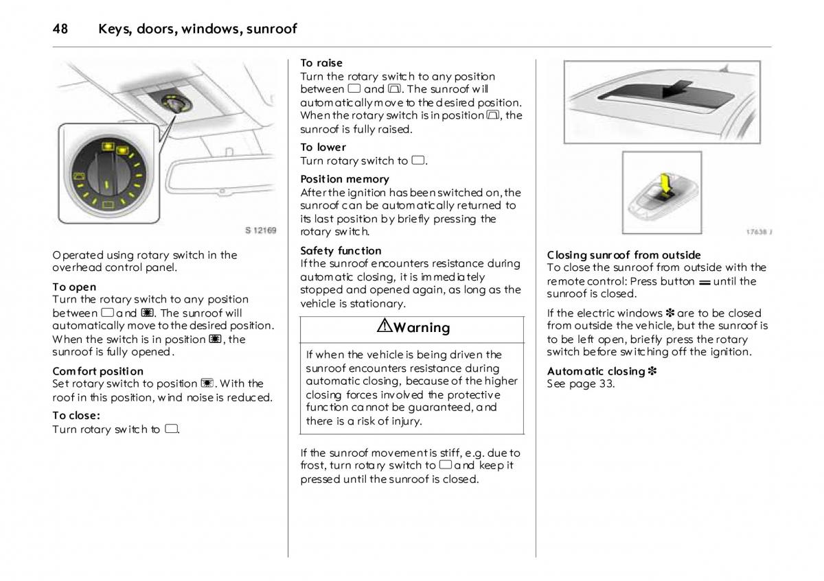 Opel Vectra Vauxhall III 3 owners manual / page 53