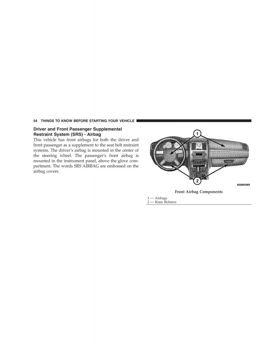 Chrysler 300C I 1 owners manual / page 56