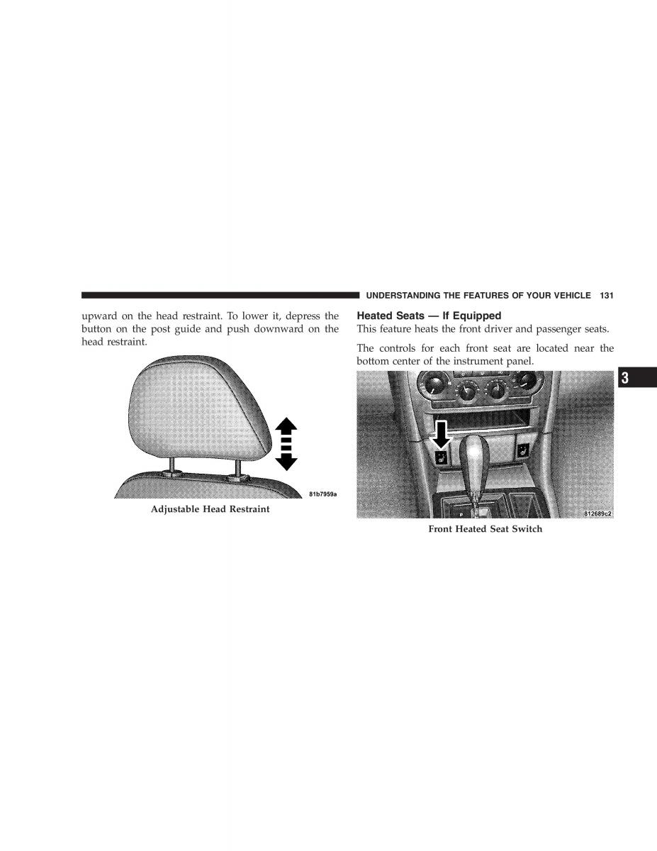 Chrysler 300C I 1 owners manual / page 133