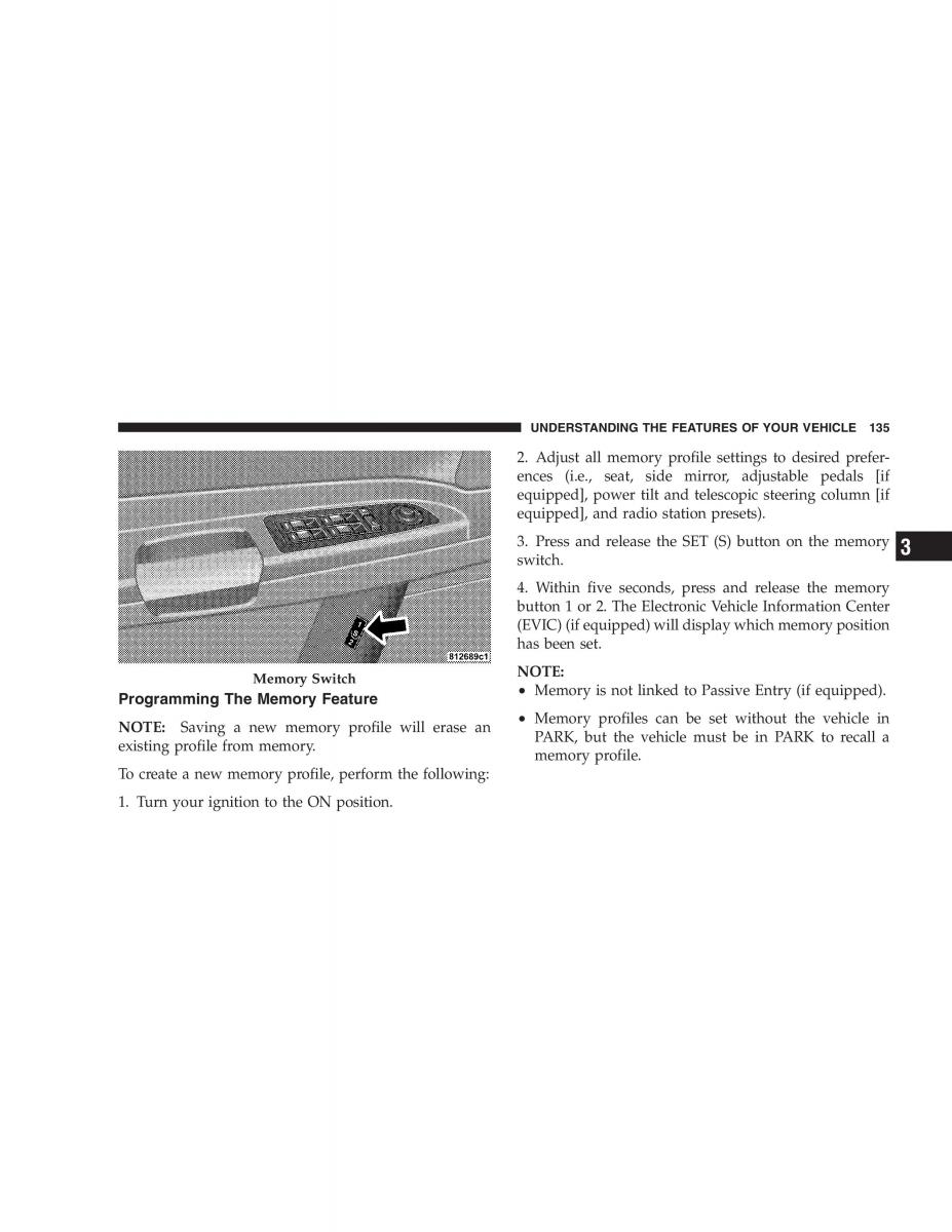 Chrysler 300C I 1 owners manual / page 137