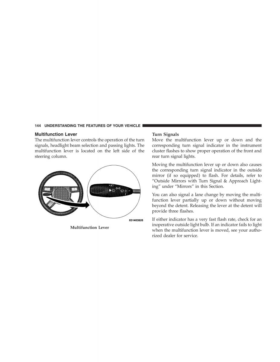 Chrysler 300C I 1 owners manual / page 146