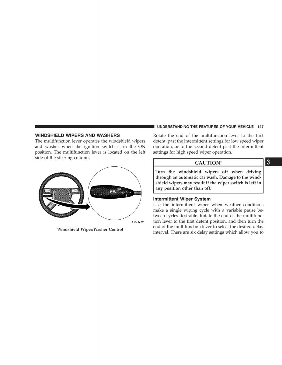 Chrysler 300C I 1 owners manual / page 149