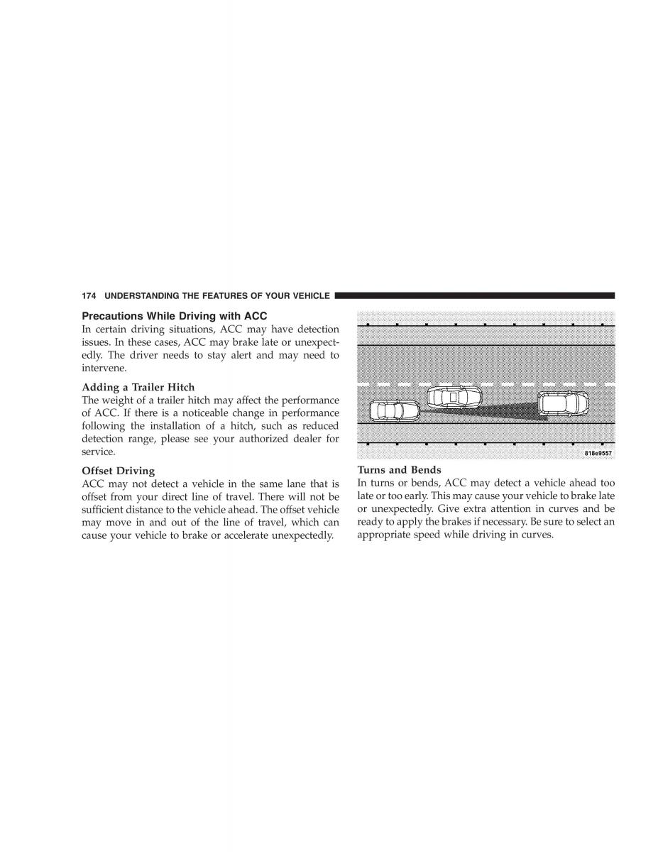 Chrysler 300C I 1 owners manual / page 176