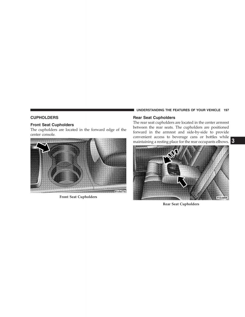 Chrysler 300C I 1 owners manual / page 199