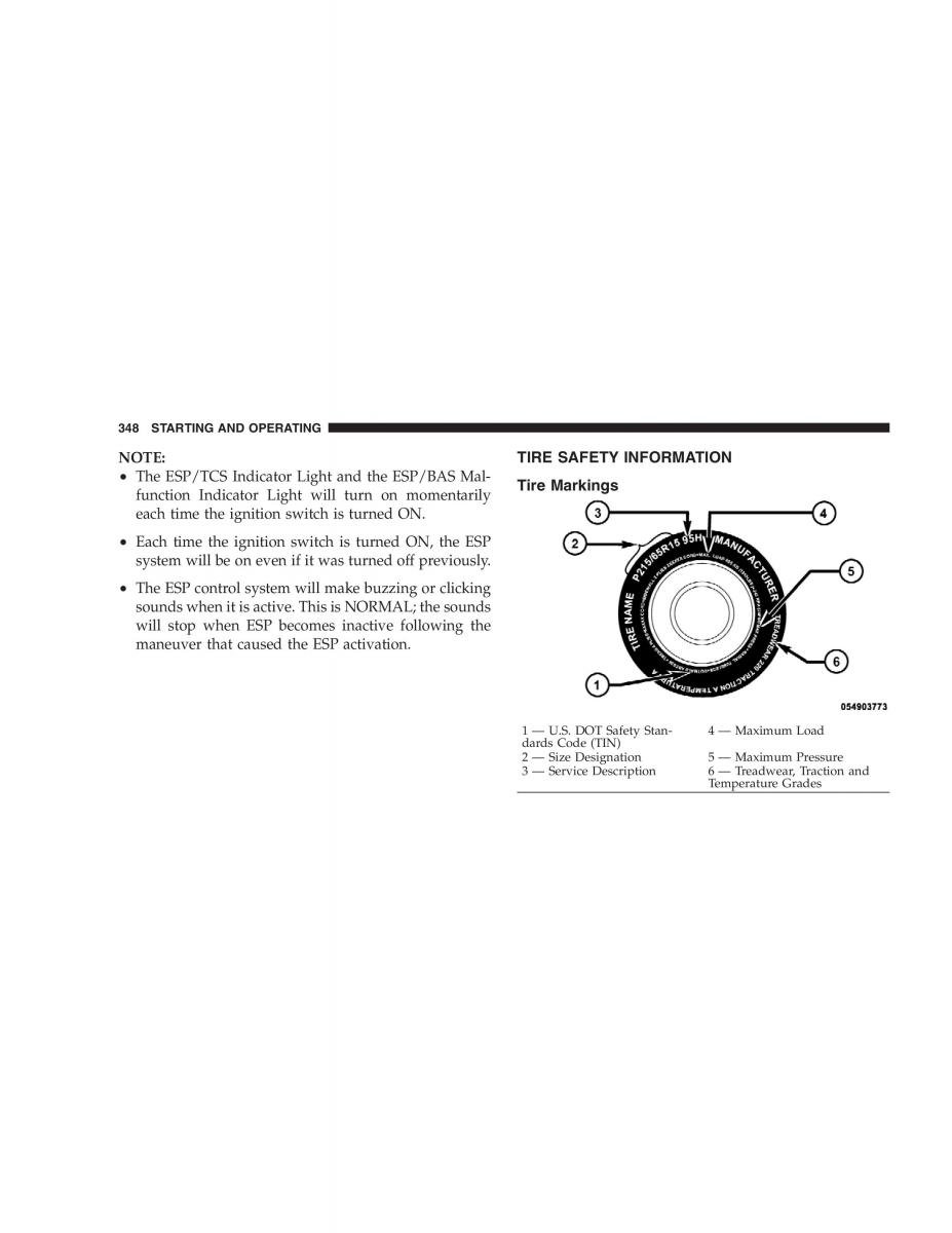 Chrysler 300C I 1 owners manual / page 350