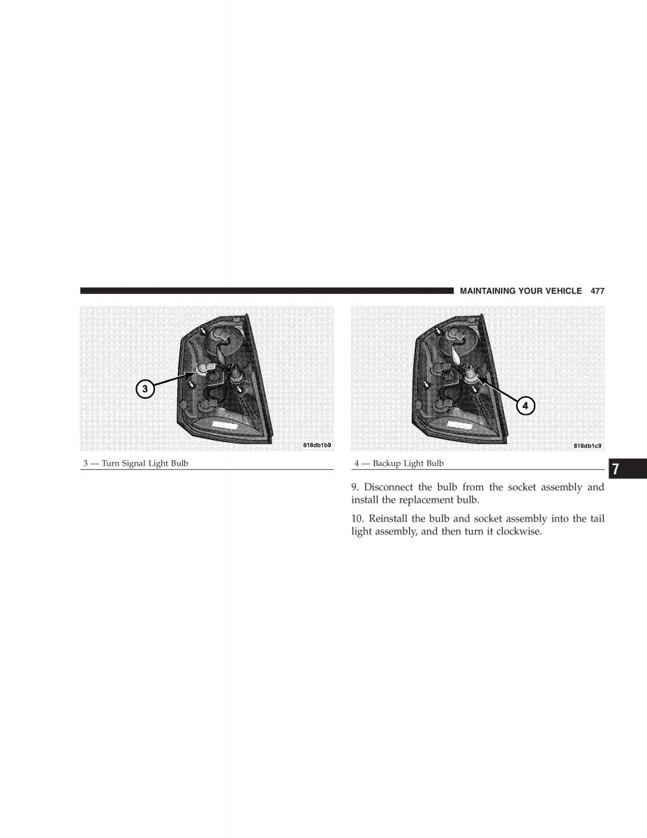 Chrysler 300C I 1 owners manual / page 479