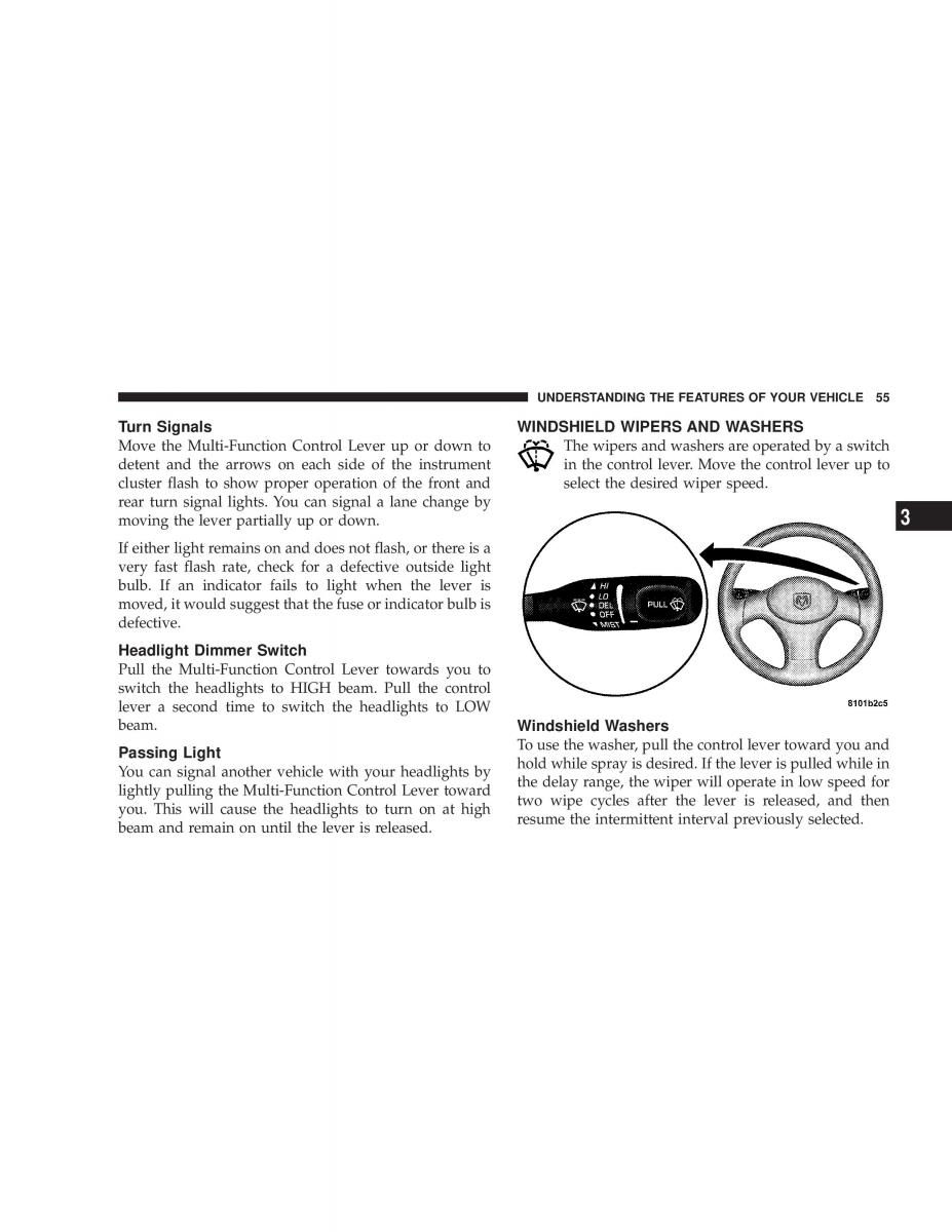 Chrysler Neon SRT4 owners manual / page 55