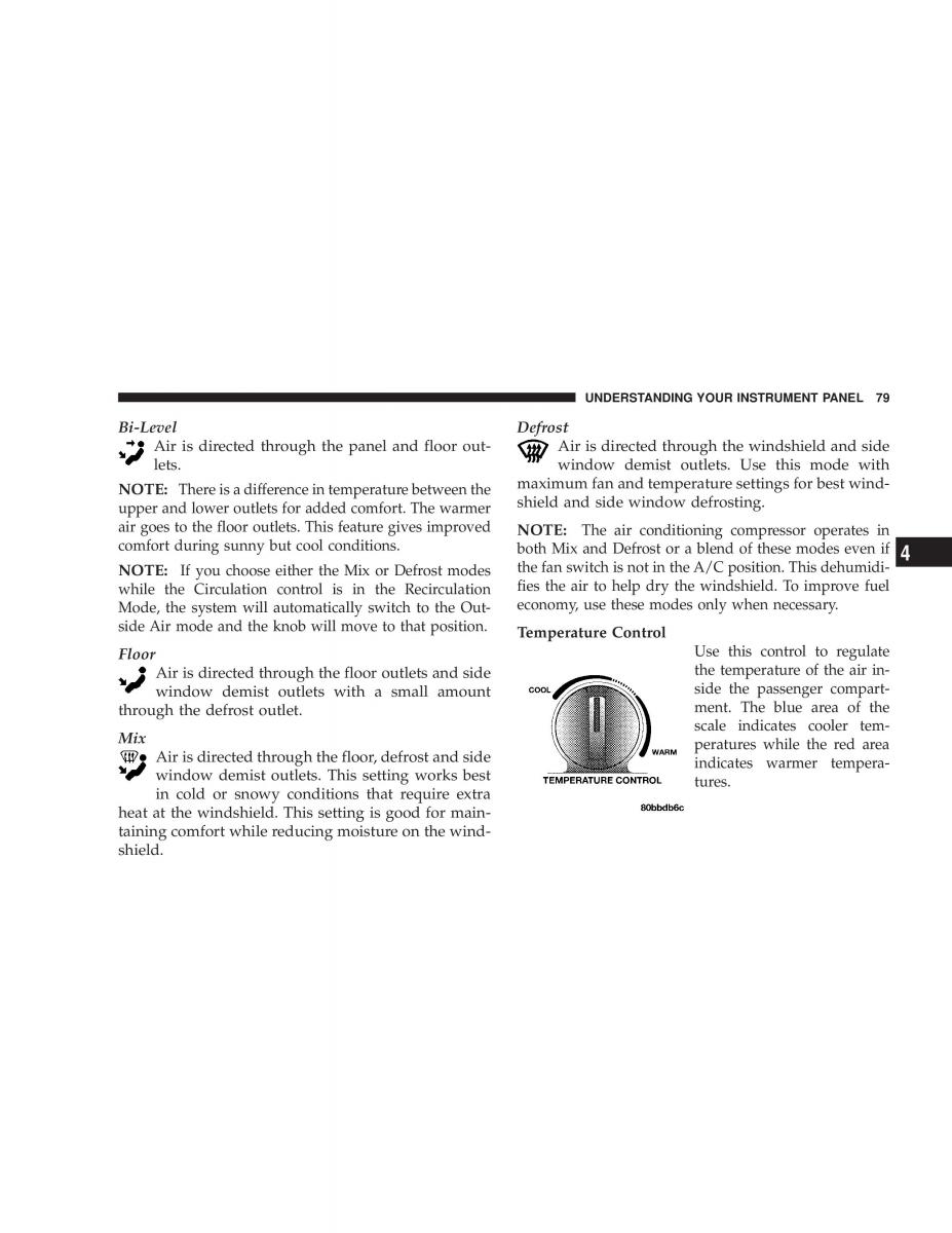 Chrysler Neon SRT4 owners manual / page 79