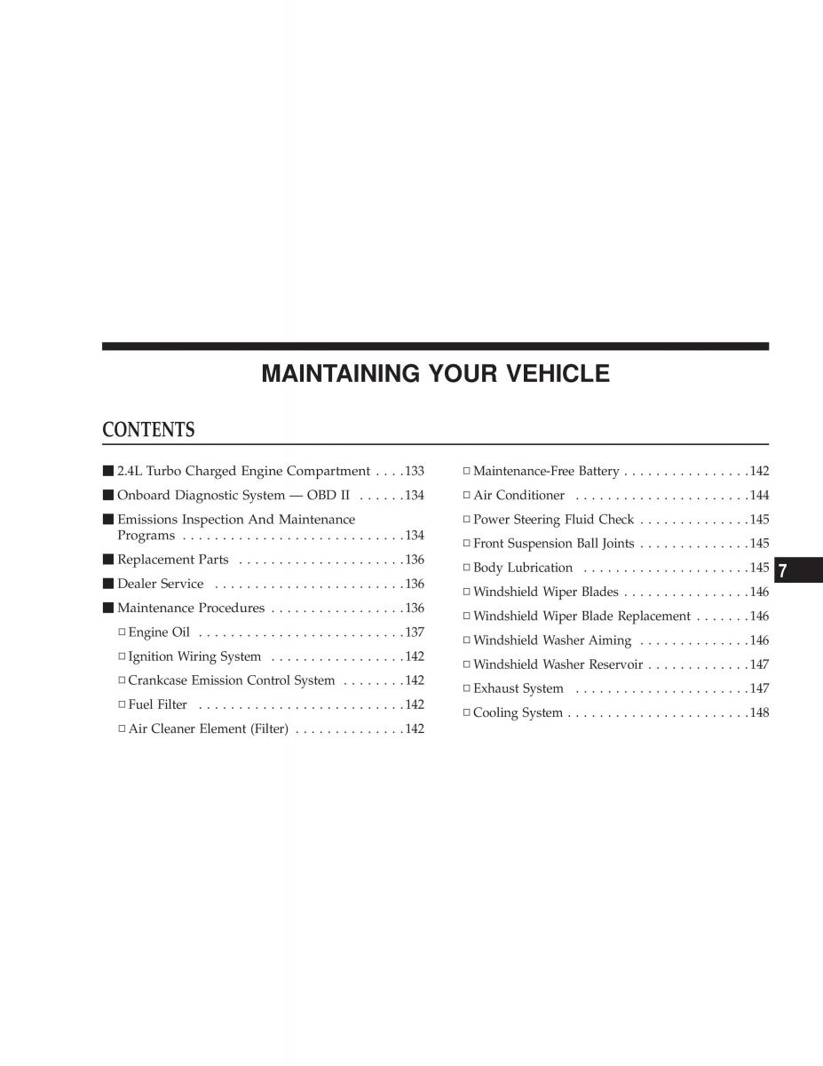 Chrysler Neon SRT4 owners manual / page 131