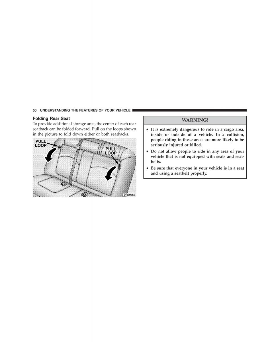 Chrysler Neon SRT4 owners manual / page 50