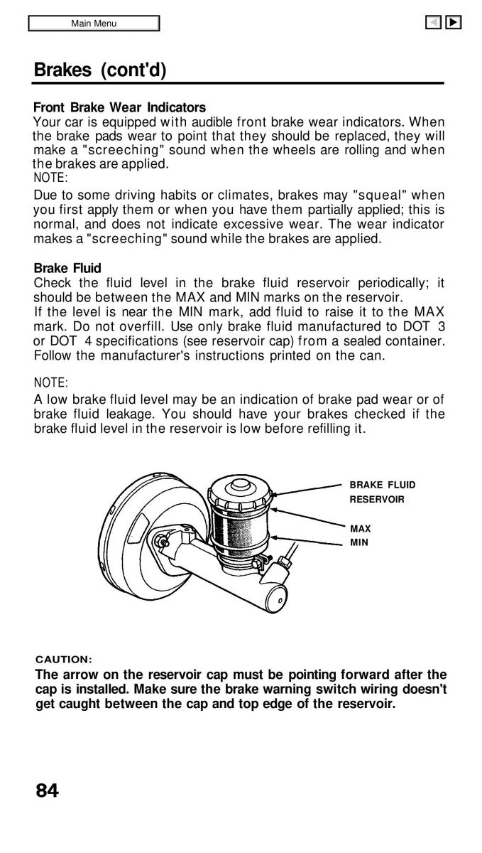 Honda Civic IV 4 Hatchback Sedan owners manual / page 84