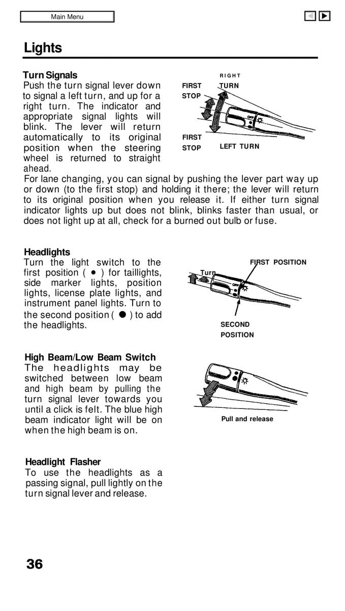 Honda Civic IV 4 Hatchback Sedan owners manual / page 43