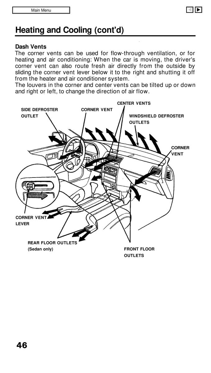 Honda Civic IV 4 Hatchback Sedan owners manual / page 53