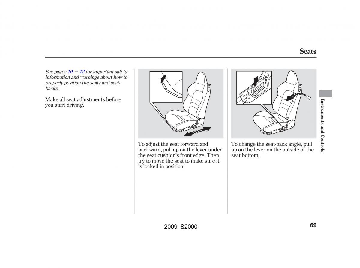 Honda S2000 AP2 owners manual / page 72