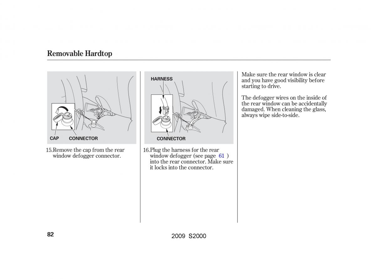 Honda S2000 AP2 owners manual / page 85