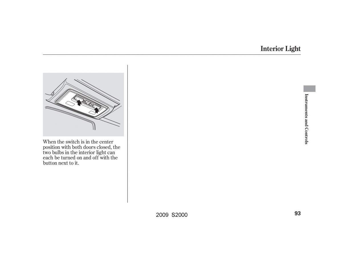 Honda S2000 AP2 owners manual / page 96