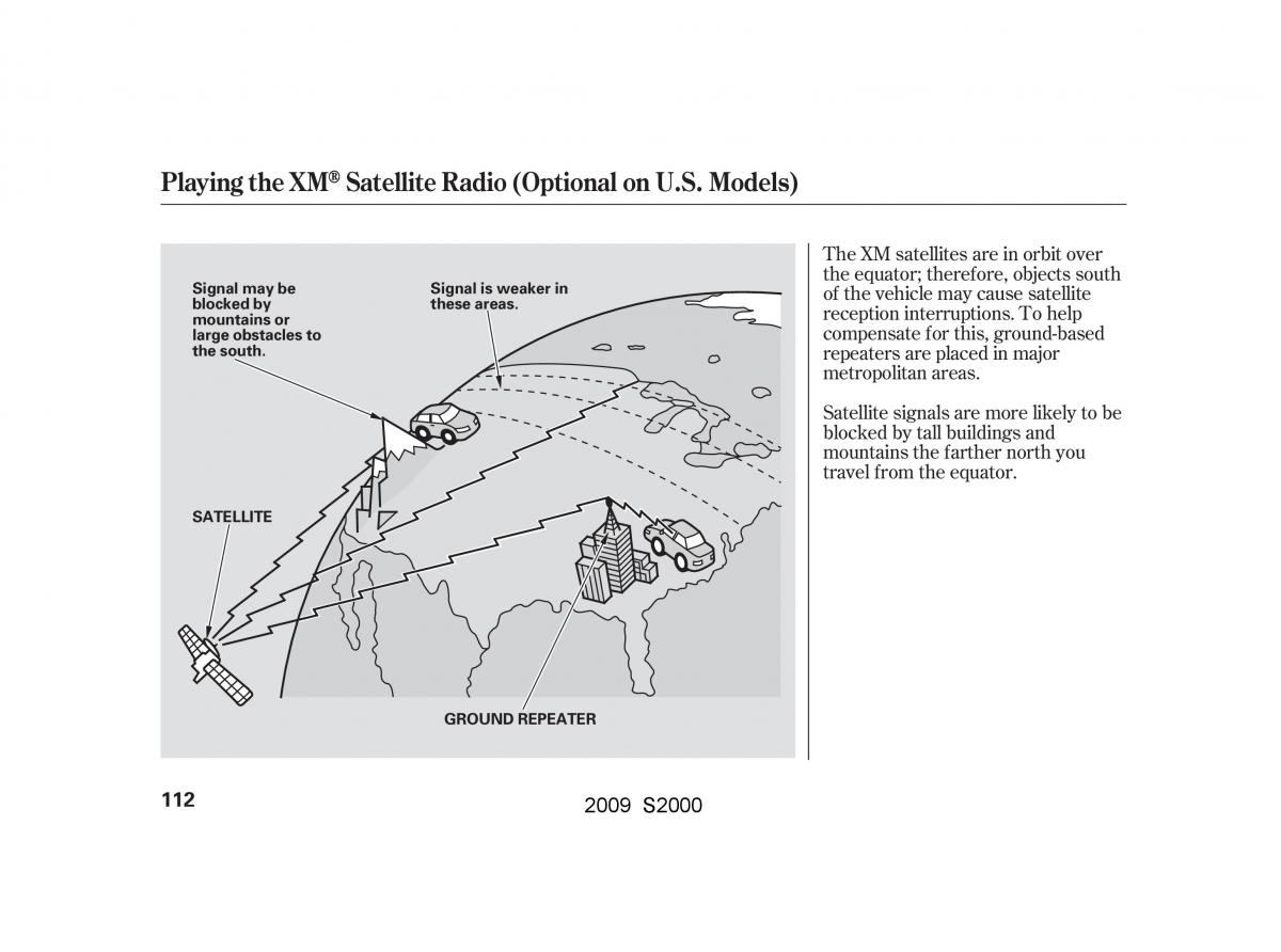 Honda S2000 AP2 owners manual / page 115