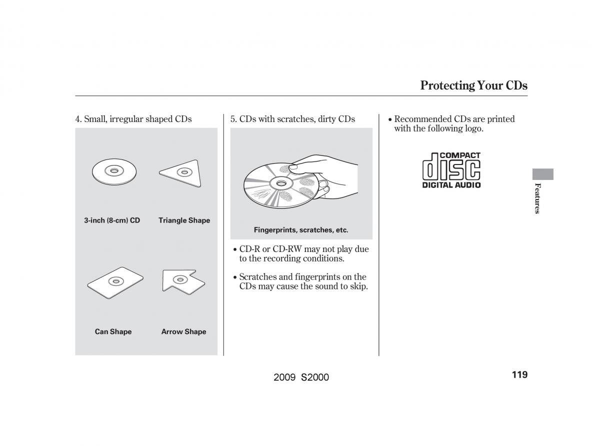 Honda S2000 AP2 owners manual / page 122