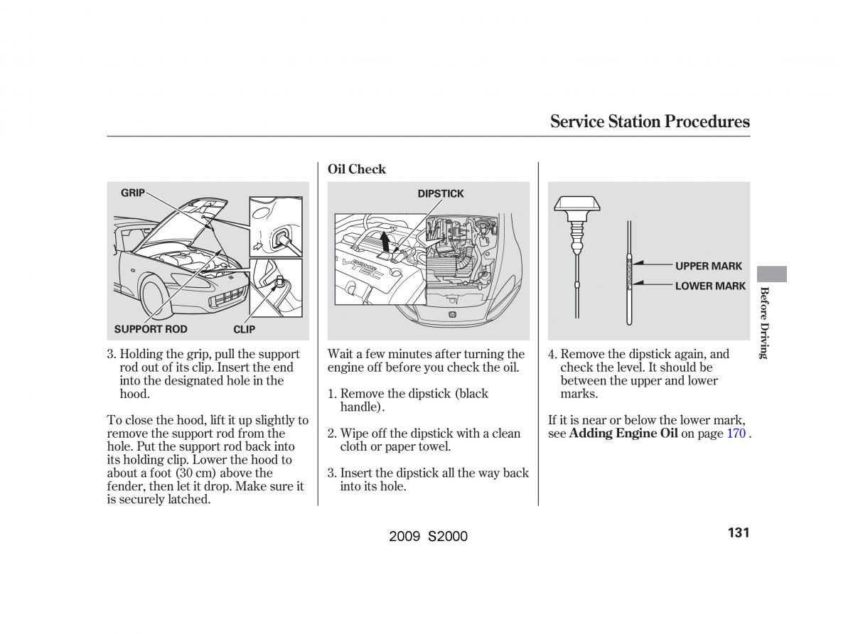 Honda S2000 AP2 owners manual / page 134