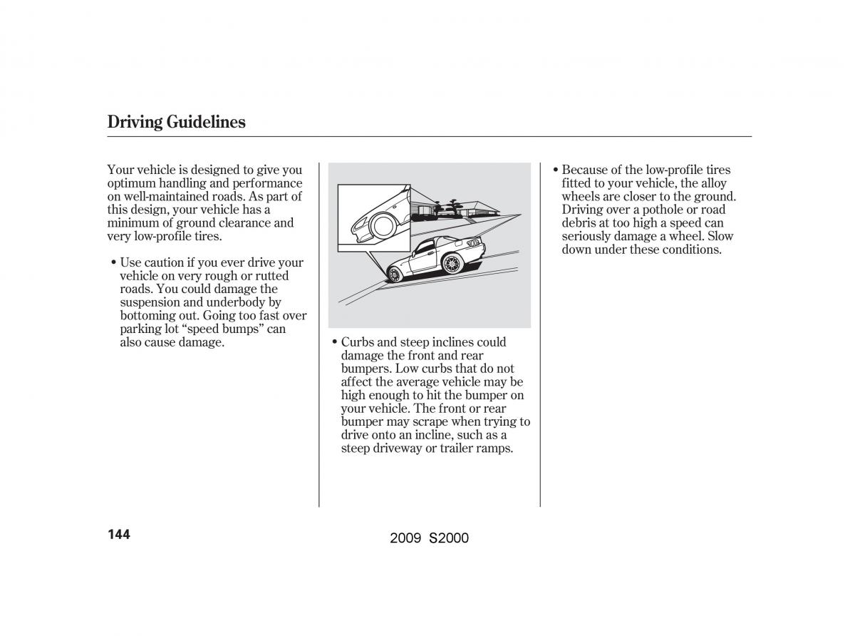 Honda S2000 AP2 owners manual / page 147