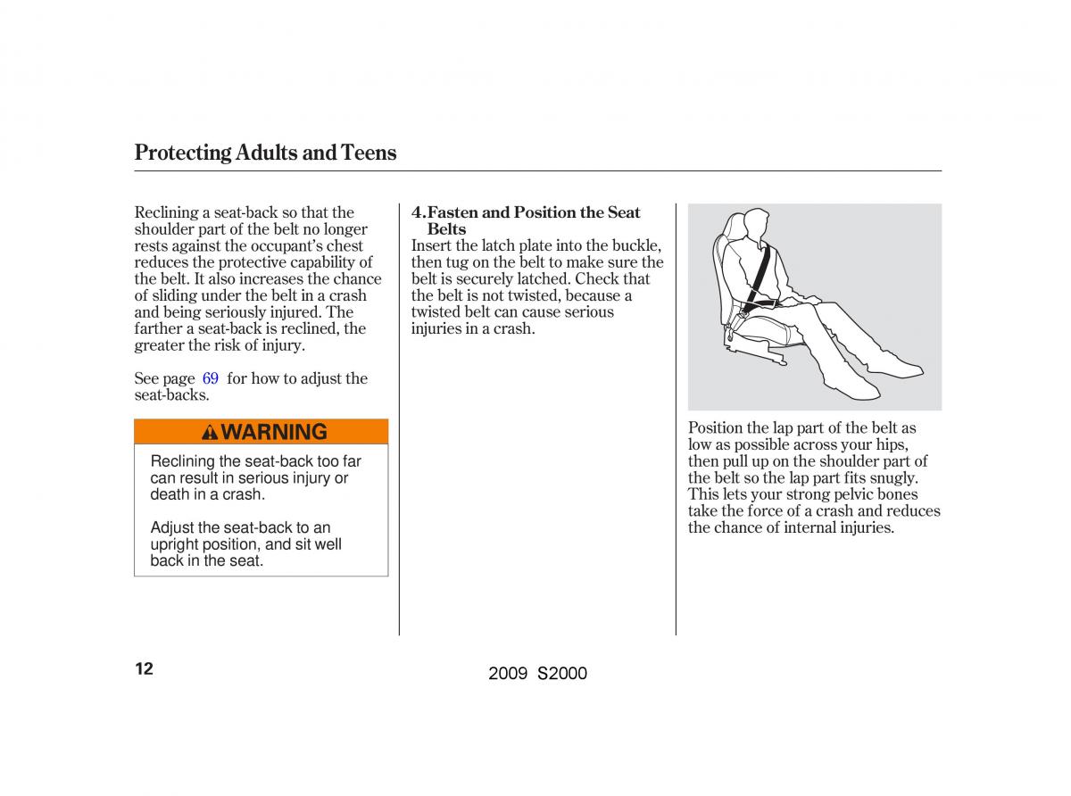 Honda S2000 AP2 owners manual / page 15