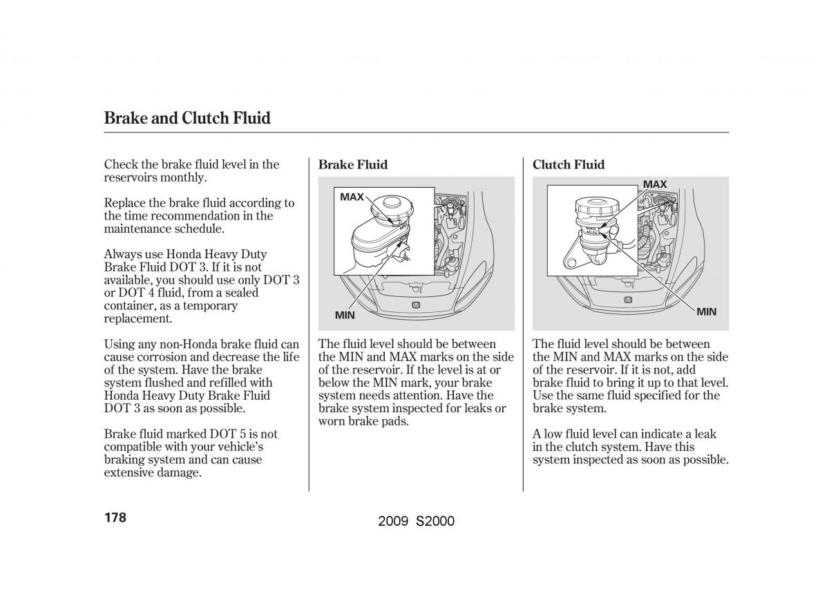 Honda S2000 AP2 owners manual / page 181