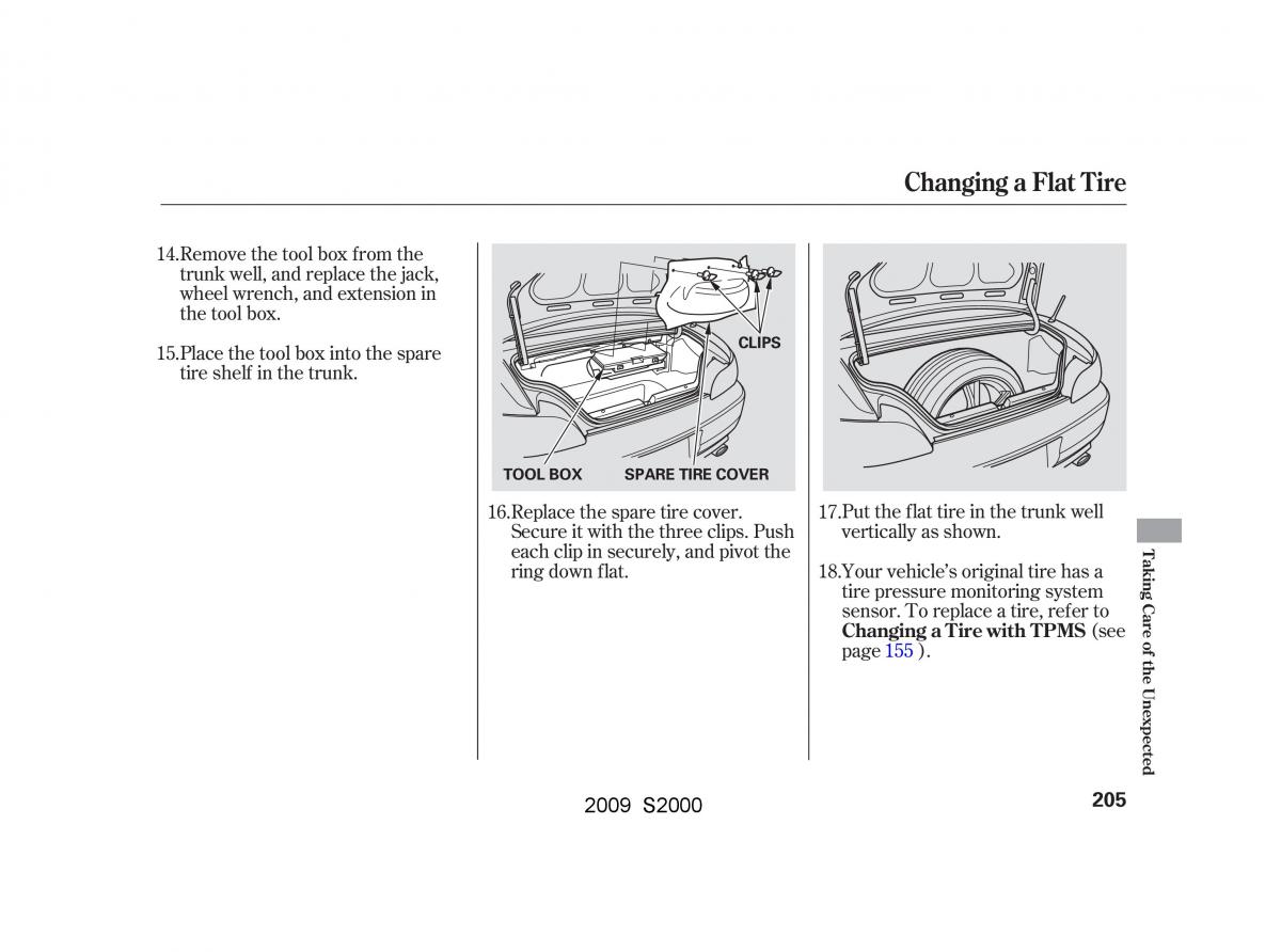 Honda S2000 AP2 owners manual / page 208