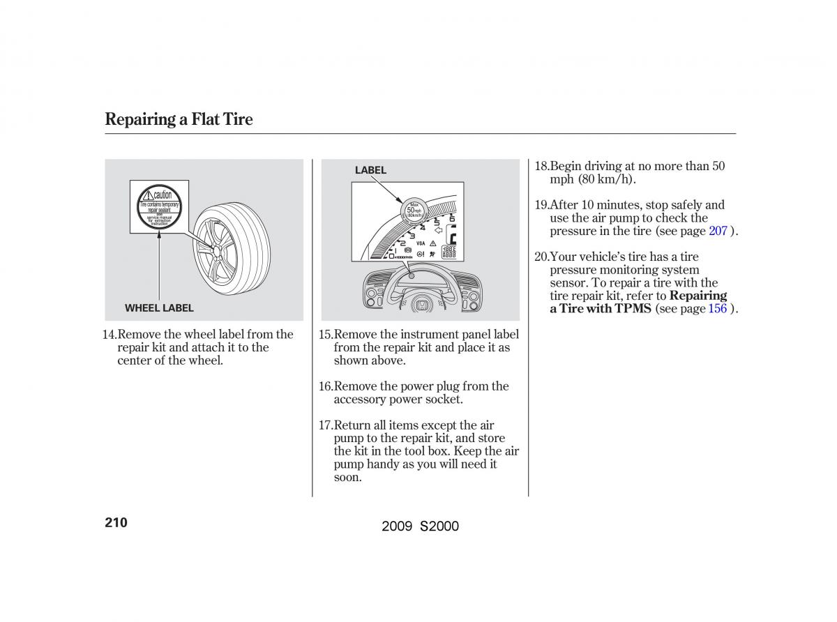 Honda S2000 AP2 owners manual / page 213