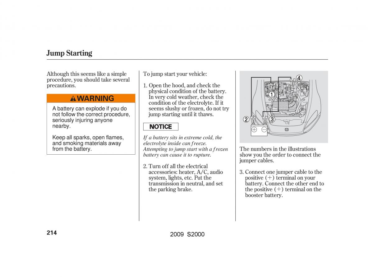 Honda S2000 AP2 owners manual / page 217