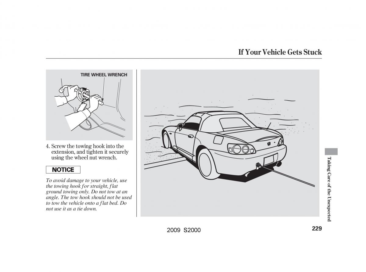 Honda S2000 AP2 owners manual / page 232