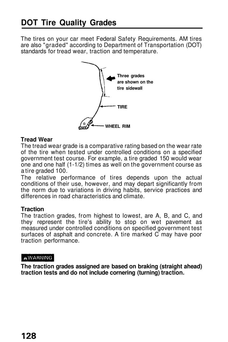 Honda Prelude III 3 owners manual / page 128