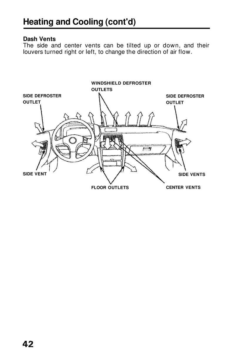 Honda Prelude III 3 owners manual / page 42