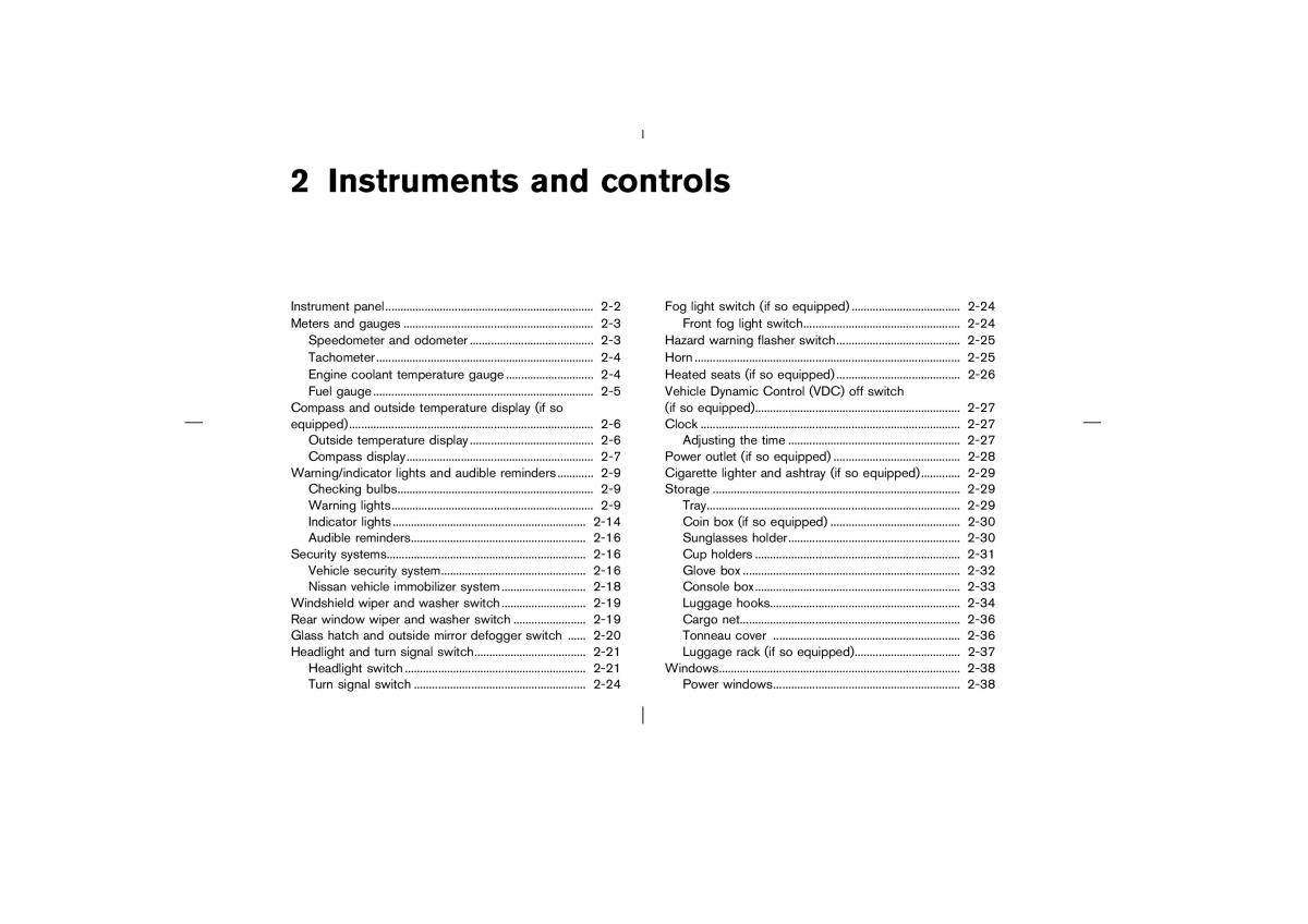 Nissan Pathfinder II 2 owners manual / page 55