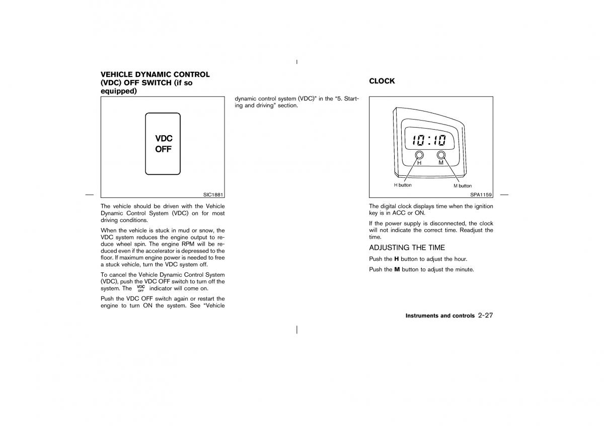 Nissan Pathfinder II 2 owners manual / page 82