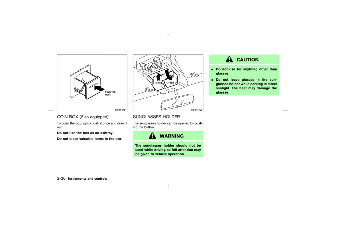 Nissan Pathfinder II 2 owners manual / page 85