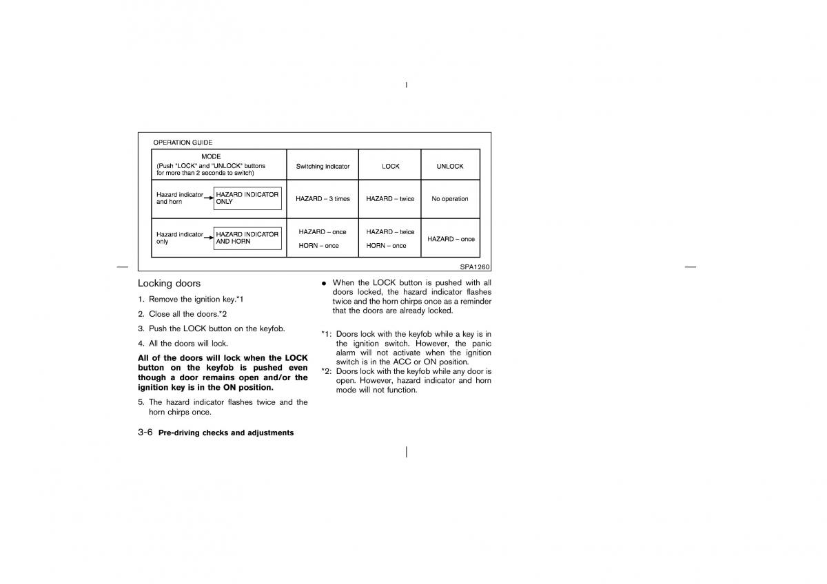 Nissan Pathfinder II 2 owners manual / page 111