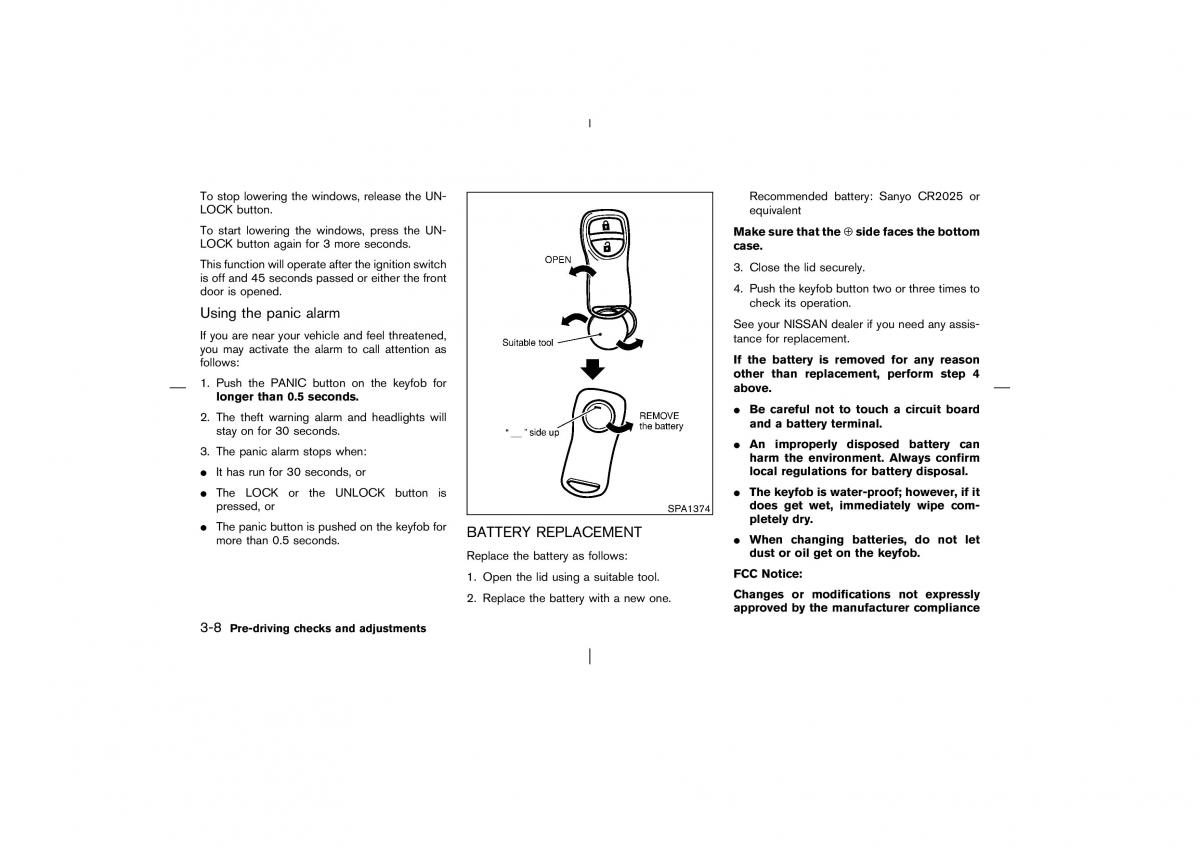 Nissan Pathfinder II 2 owners manual / page 113