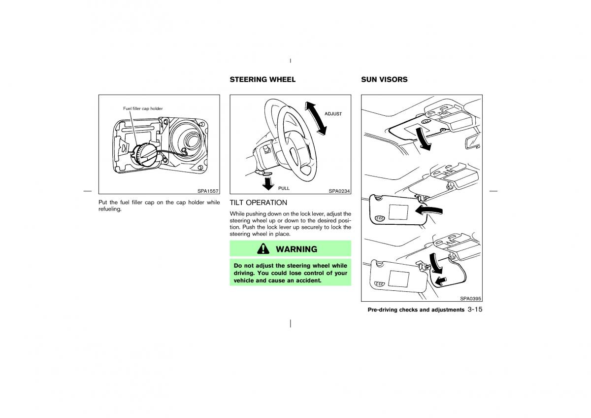 Nissan Pathfinder II 2 owners manual / page 120