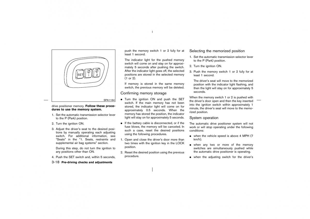 Nissan Pathfinder II 2 owners manual / page 123