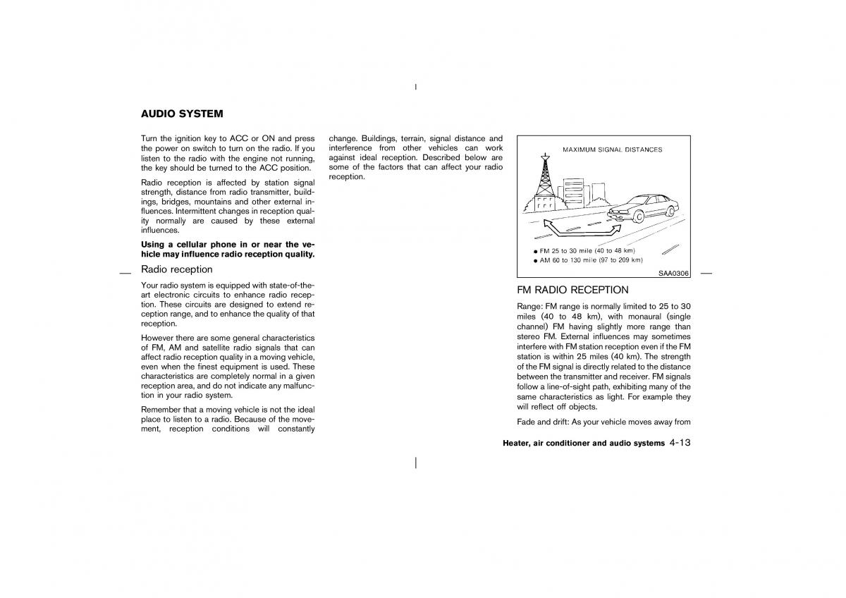 Nissan Pathfinder II 2 owners manual / page 138