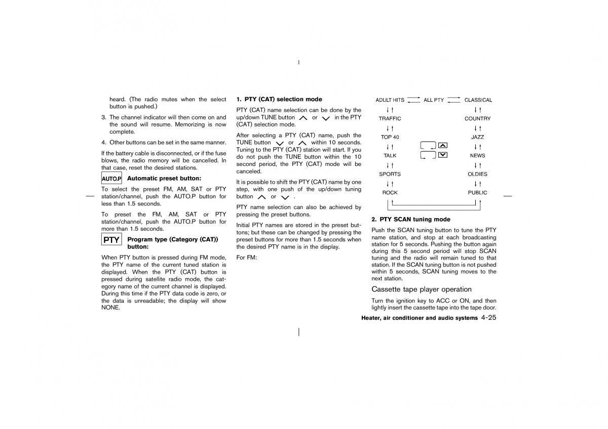 Nissan Pathfinder II 2 owners manual / page 150