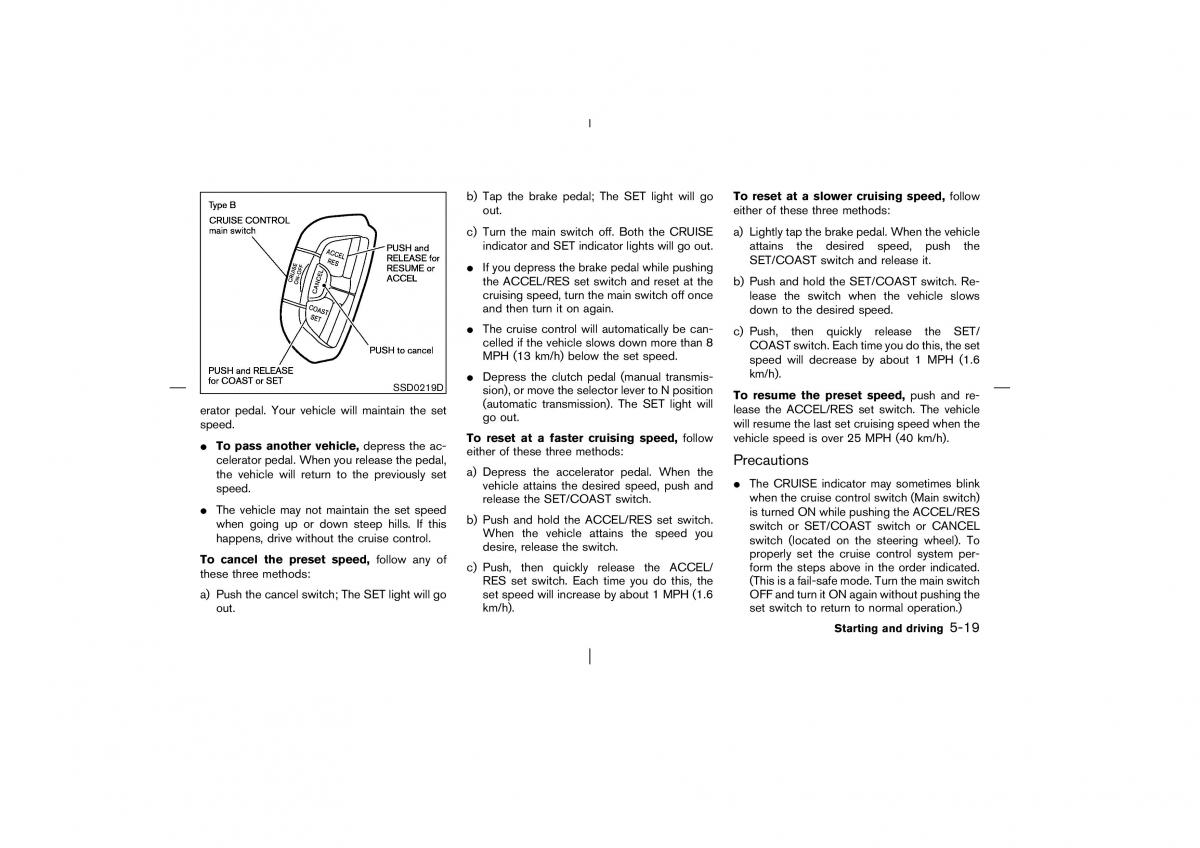 Nissan Pathfinder II 2 owners manual / page 176