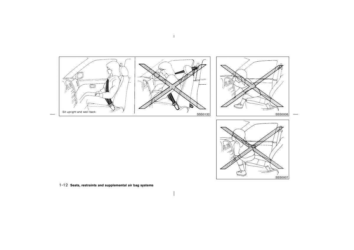 Nissan Pathfinder II 2 owners manual / page 19