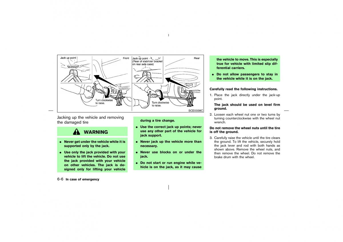 Nissan Pathfinder II 2 owners manual / page 203