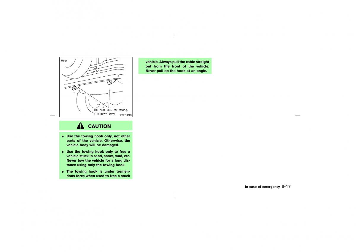 Nissan Pathfinder II 2 owners manual / page 214